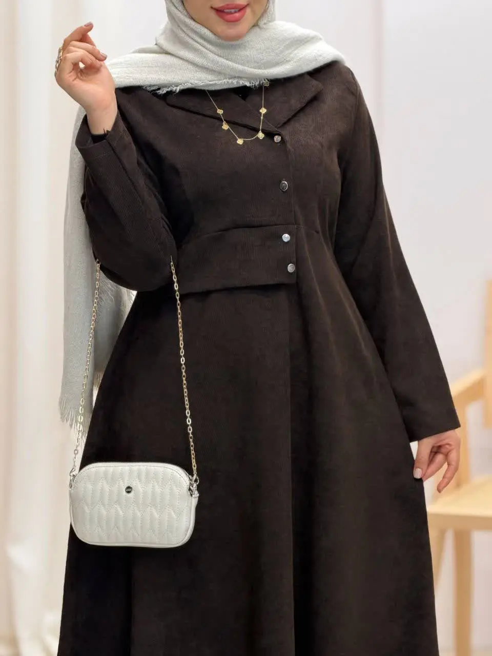 3717-مانتو مزونی وقار